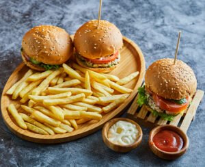 Aloo Tikki Burger WITH FRIES