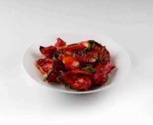 CHILLI CHICKEN MOMOS