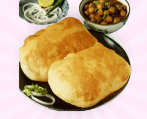 Chana Bhatura Plate
