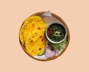 Saag with Makki Roti