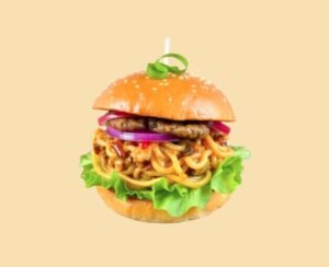 Veg Noodles Burger